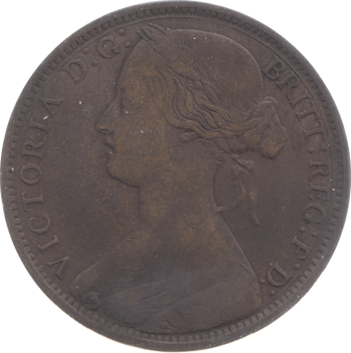 1872 PENNY ( FINE ) 3 - Penny - Cambridgeshire Coins