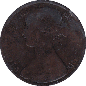 1872 PENNY ( POOR ) - Penny - Cambridgeshire Coins