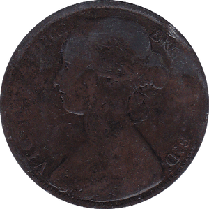 1872 PENNY ( POOR ) - Penny - Cambridgeshire Coins