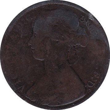 1872 PENNY ( POOR ) - Penny - Cambridgeshire Coins