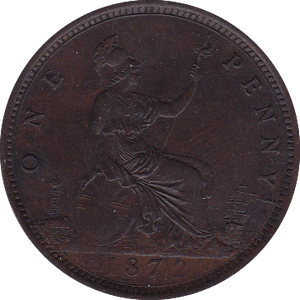 1872 PENNY ( UNC ) - Penny - Cambridgeshire Coins
