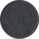 1872 PENNY ( VF ) - Penny - Cambridgeshire Coins