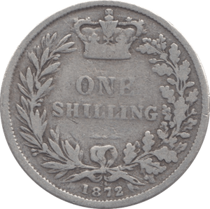 1872 SHILLING DIE 24 ( NF ) 13 - Shilling - Cambridgeshire Coins