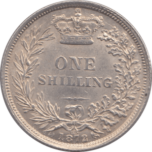 1872 SHILLING ( EF ) DIE 128 - Shilling - Cambridgeshire Coins