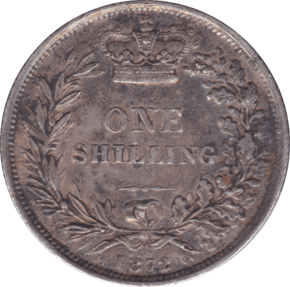 1872 SHILLING ( EF ) DIE 139 - Shilling - Cambridgeshire Coins
