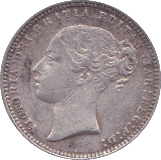 1872 SHILLING ( EF ) DIE 17 - Shilling - Cambridgeshire Coins