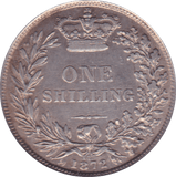 1872 SHILLING ( EF ) - Shilling - Cambridgeshire Coins