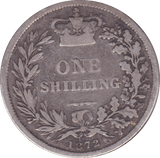 1872 SHILLING ( F ) DIE 108 - Shilling - Cambridgeshire Coins