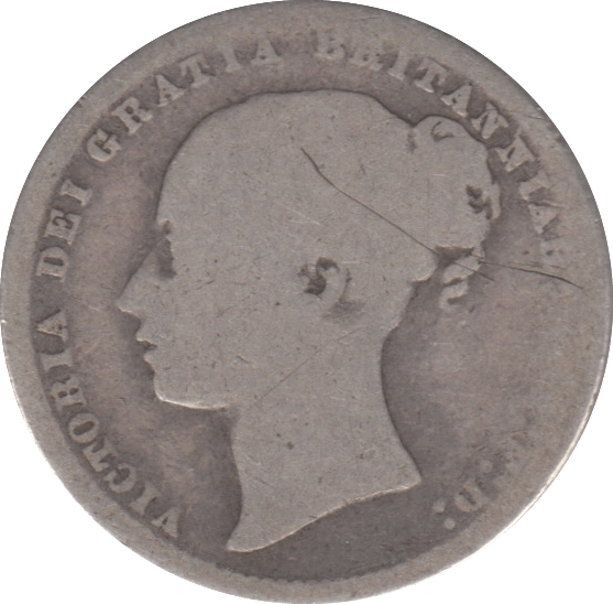 1872 SHILLING ( FAIR ) 2 - Shilling - Cambridgeshire Coins