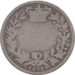 1872 SHILLING ( FAIR ) 2 - Shilling - Cambridgeshire Coins