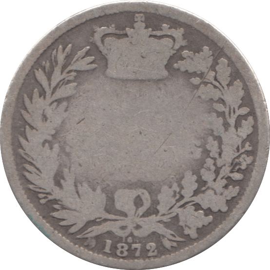 1872 SHILLING ( FAIR ) 2 - Shilling - Cambridgeshire Coins