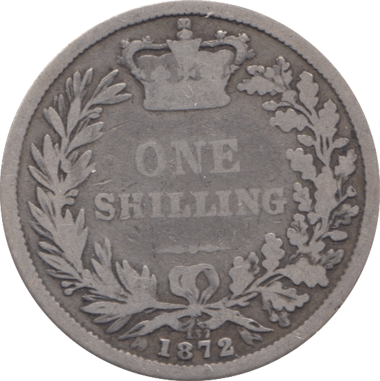 1872 SHILLING ( FAIR ) 5 - SHILLING - Cambridgeshire Coins