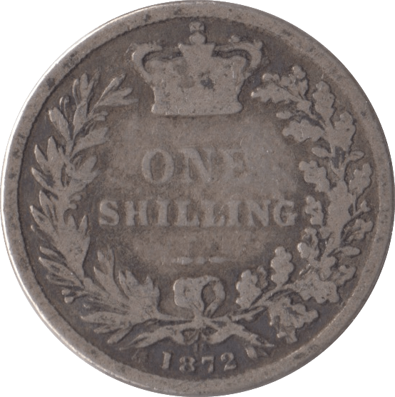 1872 SHILLING ( FAIR ) DIE 15 - Shilling - Cambridgeshire Coins