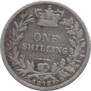 1872 SHILLING ( FAIR ) DIE 97 5 - Shilling - Cambridgeshire Coins