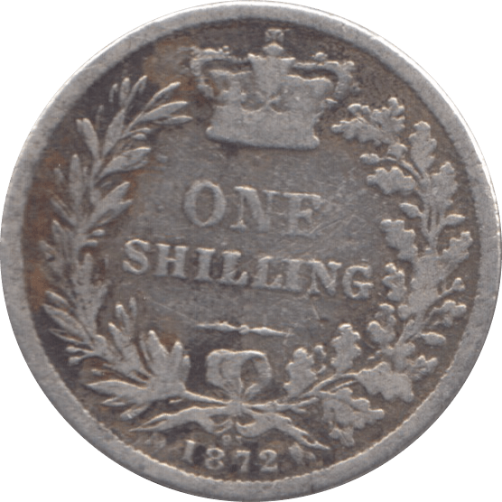 1872 SHILLING ( FAIR ) DIE 97 5 - Shilling - Cambridgeshire Coins
