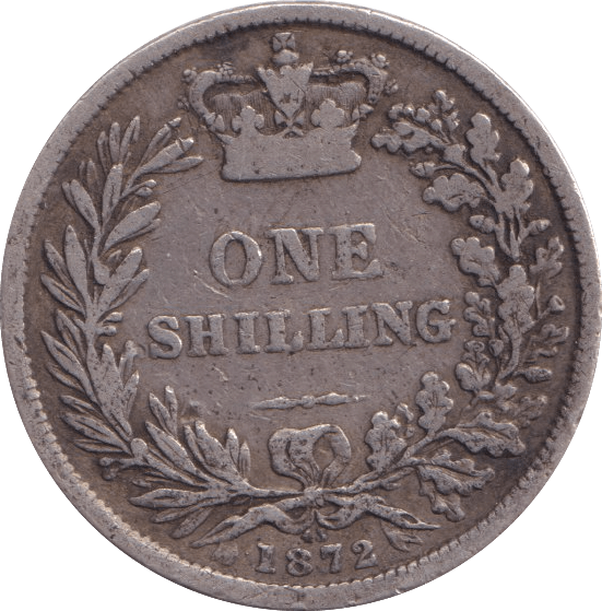 1872 SHILLING ( FINE ) - Shilling - Cambridgeshire Coins