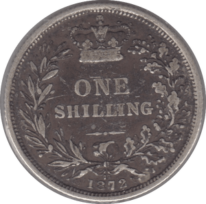 1872 SHILLING ( GF ) 3 - Shilling - Cambridgeshire Coins