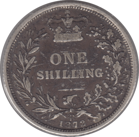 1872 SHILLING ( GF ) 3 - Shilling - Cambridgeshire Coins