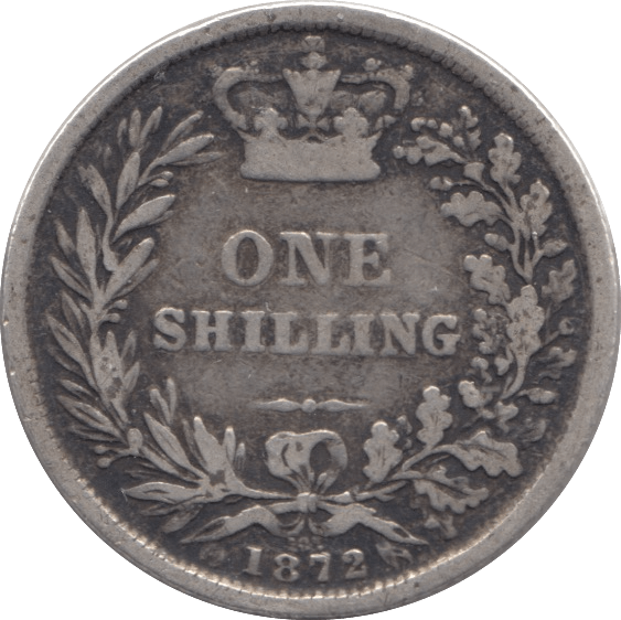 1872 SHILLING ( GF ) DIE 105 - Shilling - Cambridgeshire Coins
