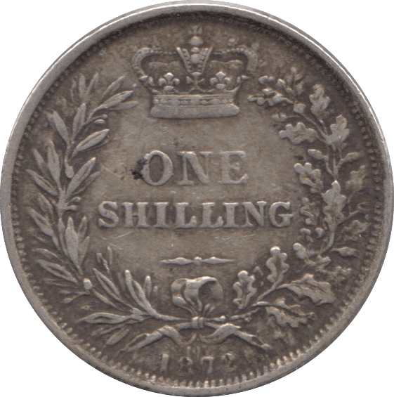 1872 SHILLING ( GF ) DIE 105 - Shilling - Cambridgeshire Coins
