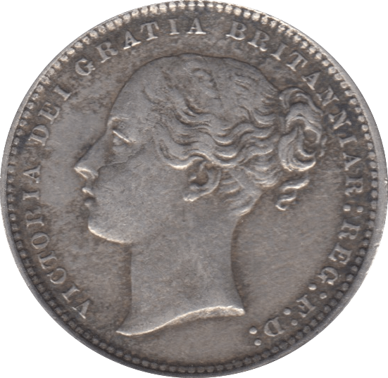 1872 SHILLING ( GVF ) DIE 48 - Shilling - Cambridgeshire Coins