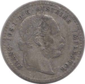 1872 SILVER AUSTRIA 10 KREUZER - WORLD COINS - Cambridgeshire Coins