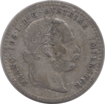 1872 SILVER AUSTRIA 10 KREUZER - WORLD COINS - Cambridgeshire Coins