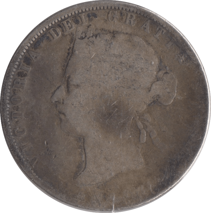 1872 SILVER FIFTY CENTS CANADA - SILVER WORLD COINS - Cambridgeshire Coins