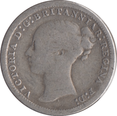 1872 SILVER THREEPENCE ( NF ) - Threepence - Cambridgeshire Coins