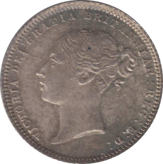 1872 SIXPENCE ( UNC ) - Sixpence - Cambridgeshire Coins