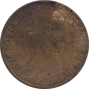 1873 FARTHING 2 ( FINE ) 82 - Farthing - Cambridgeshire Coins