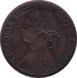 1873 FARTHING ( AUNC ) - Farthing - Cambridgeshire Coins
