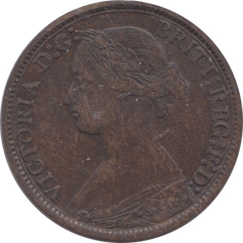 1873 FARTHING ( FAIR ) - Farthing - Cambridgeshire Coins