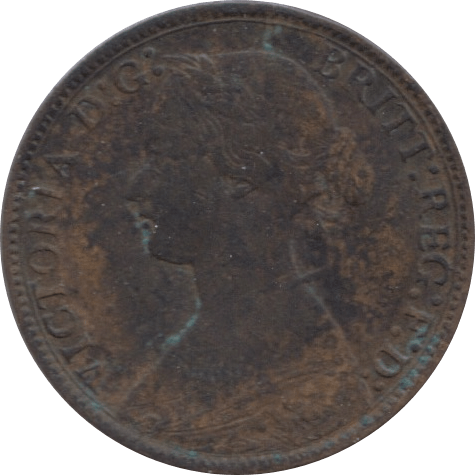 1873 FARTHING ( FINE ) 1 - Farthing - Cambridgeshire Coins