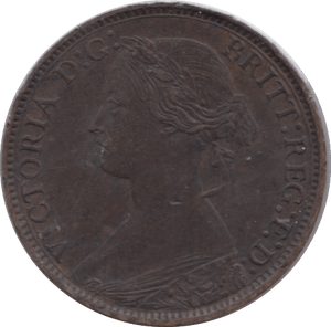 1873 FARTHING ( GVF ) 14 - Farthing - Cambridgeshire Coins