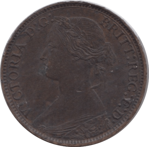 1873 FARTHING ( GVF ) 14 - Farthing - Cambridgeshire Coins