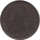 1873 FARTHING ( GVF ) 14 - Farthing - Cambridgeshire Coins