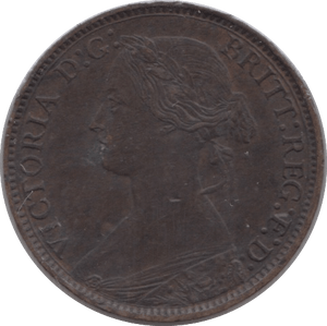 1873 FARTHING ( GVF ) 14 - Farthing - Cambridgeshire Coins