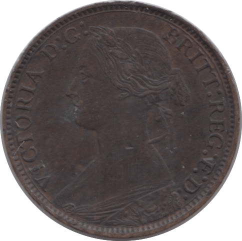 1873 FARTHING ( GVF ) 14 - Farthing - Cambridgeshire Coins