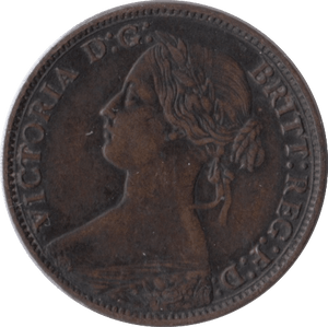 1873 FARTHING ( GVF ) - Farthing - Cambridgeshire Coins