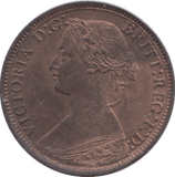 1873 FARTHING ( UNC ) 10 - Farthing - Cambridgeshire Coins