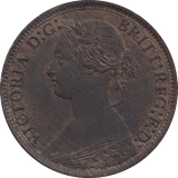 1873 FARTHING ( UNC ) 1 - Farthing - Cambridgeshire Coins
