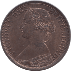 1873 FARTHING ( UNC ) 5 - Farthing - Cambridgeshire Coins