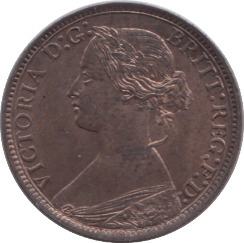 1873 FARTHING ( UNC ) 5 - Farthing - Cambridgeshire Coins