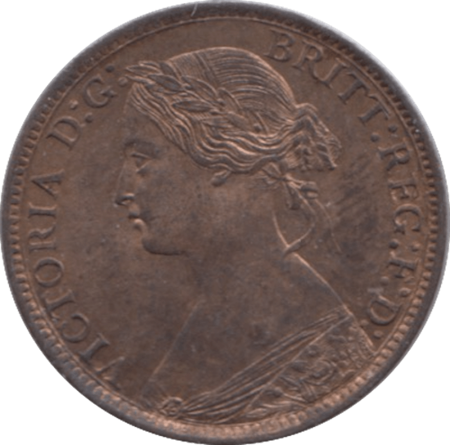 1873 FARTHING ( UNC ) 7 - Farthing - Cambridgeshire Coins