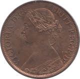 1873 FARTHING ( UNC ) 8 - Farthing - Cambridgeshire Coins