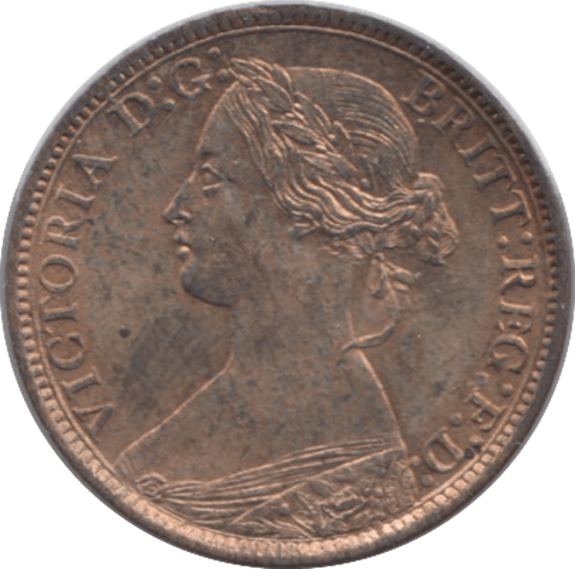 1873 FARTHING ( UNC ) 9 - Farthing - Cambridgeshire Coins