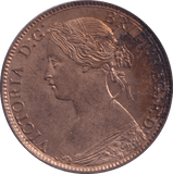 1873 FARTHING ( UNC ) - Farthing - Cambridgeshire Coins