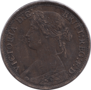 1873 FARTHING ( VF ) - Farthing - Cambridgeshire Coins