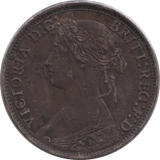 1873 FARTHING ( VF ) - Farthing - Cambridgeshire Coins
